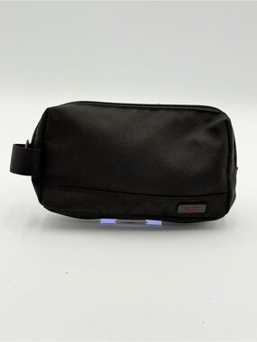 TUMI Compact Black Toiletry Bag Men’s Travel Dopp Kit Pouch